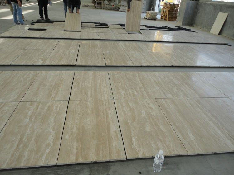 travertine flooring tiles, travertine floor tiles,white travertine, China 