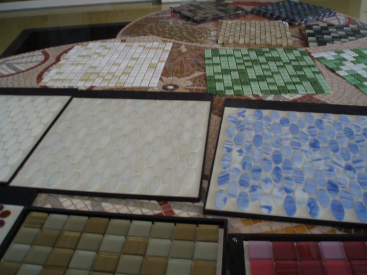 Artificial Marble Mosaic Tiles, AL060, China