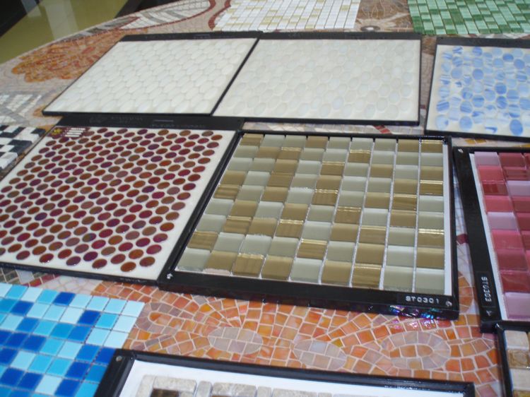 Chinese Artificial Marble Mosaic Tiles, AL058