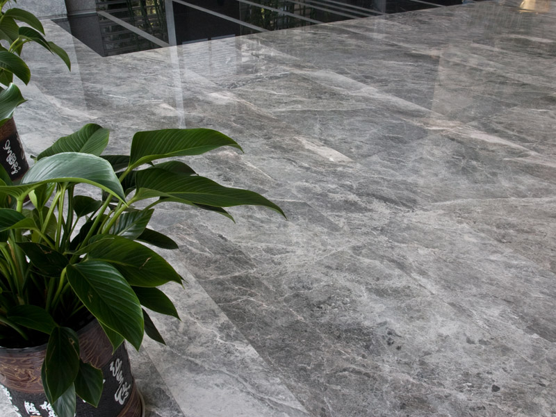 polished grey marble floor tiles, china